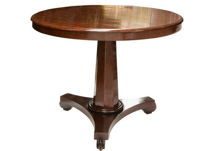 paris pedestal table